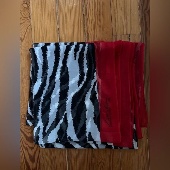 Vintage Lillie Rubin Silk Scarf - Picture 1 of 3